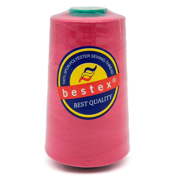 Нитки универсальные Bestex 40/2, 4570 м (5000 ярд) / 1 кат., 295 яркая фуксия