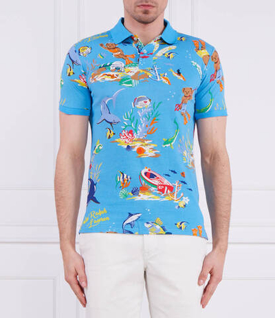 Поло POLO RALPH LAUREN - голубой(710900512)