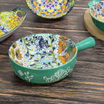 Кокотница с ручкой "Arabesque" 15,5см, керамика 075020