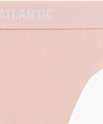 Трусы женские стринги Atlantic, набор из 3 шт., хлопок, персиковый + песочный + светло-бежевый, 3CLP-013