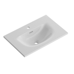 Тумба с раковиной подвесная BelBagno UNO-MINI-600-2C-SO-СO Бежевый матовый, раковина белая BB-8099-3-60