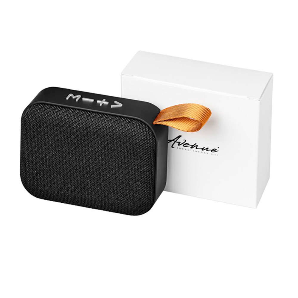 Bluetooth-колонка Fashion с тканевой отделкой (черный)