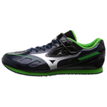 Mizuno Built Sprint 2 Black Green Track And Field Shoes Men"s