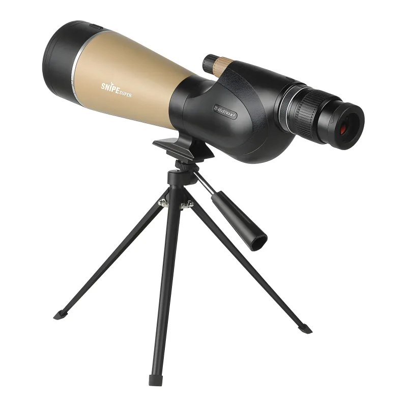 Зрительная труба Veber Snipe Super 20-60x80 WA WP на штативе, вид сзади, фокусировка