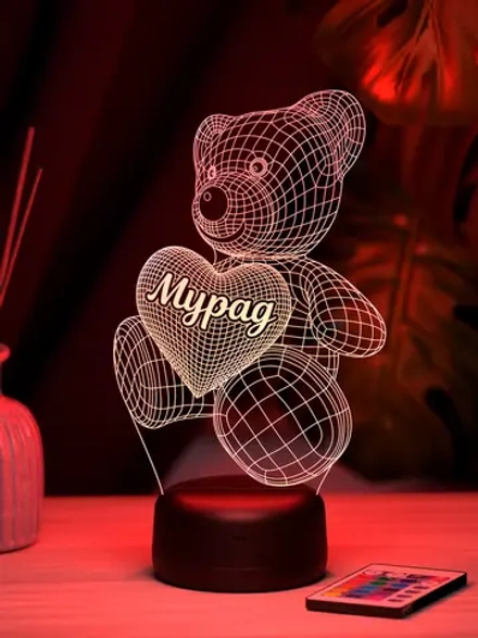 Ночник "Мишка именной Мурад" - подарок мальчику