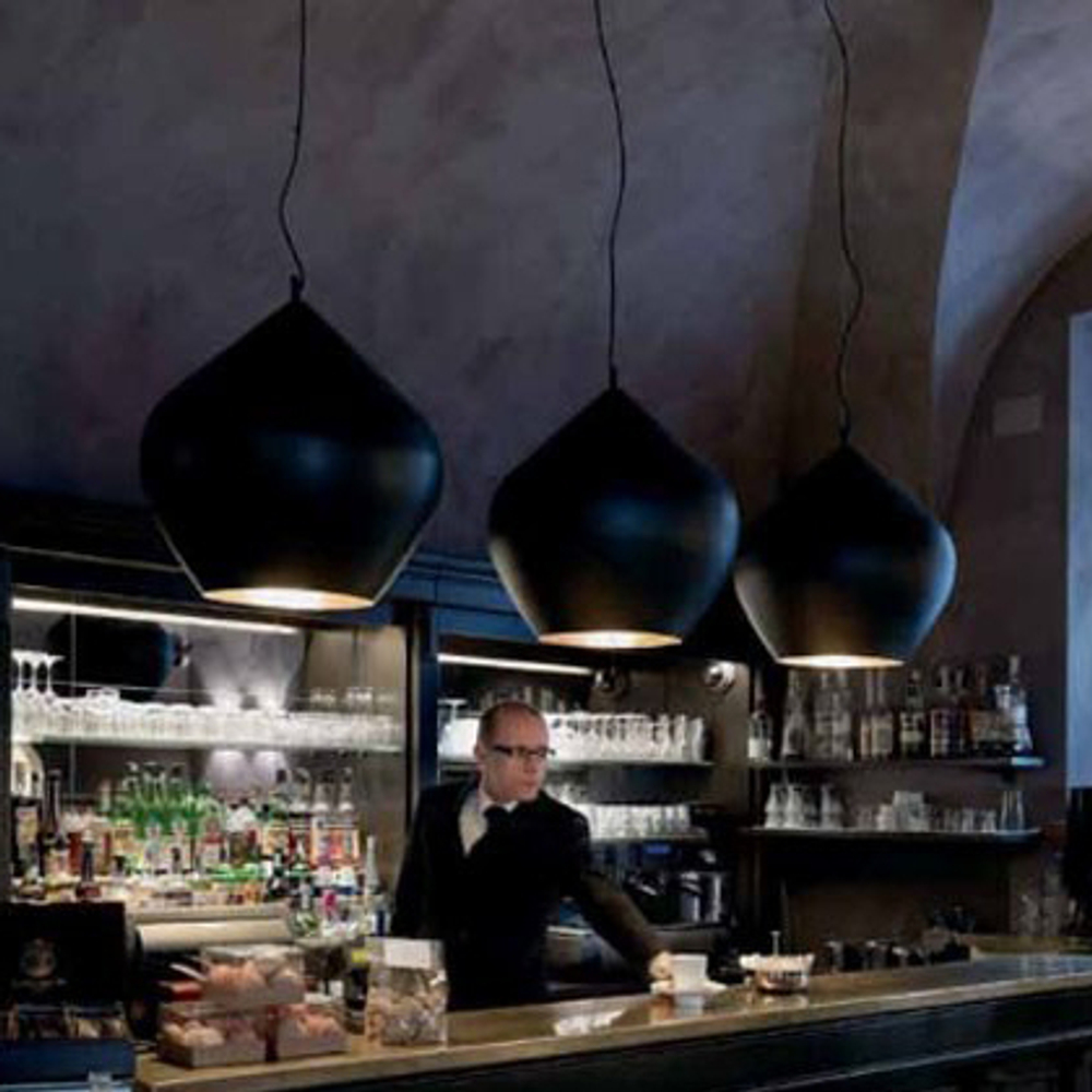 Pendant design lamp  Beat Light Stout by Tom Dixon D35 (Gold)