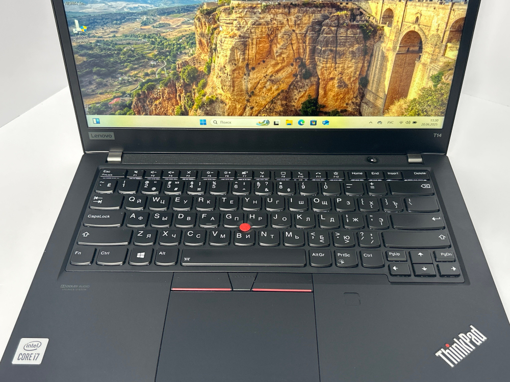 Ноутбук Lenovo ThinkPad T14 G1 T (20s00058rt) 14"/Intel Core i7 10510U/RAM 16 GB/SSD 1024 GB/Intel UHD Graphics/1920х1080/IPS/Windows 10/Подсветка кл-ры:LED/черный. Состояние: B1