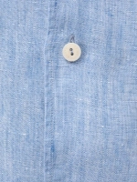 Рубашка Saint Barth Pamplona denim голубой лён