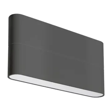Светильник настенный 2*6W 4000K 032413 серый SP-WALL-FLAT-S170x90-2x6W Day4000 230V IP54 Arlight