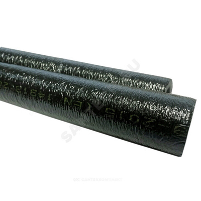 Трубка вспененный полиэтилен SUPER PROTECT BLACK 16/6 L=2м Тмакс=95°C в защитной оболочке черная Energoflex EFXT016062SUPRBK-400