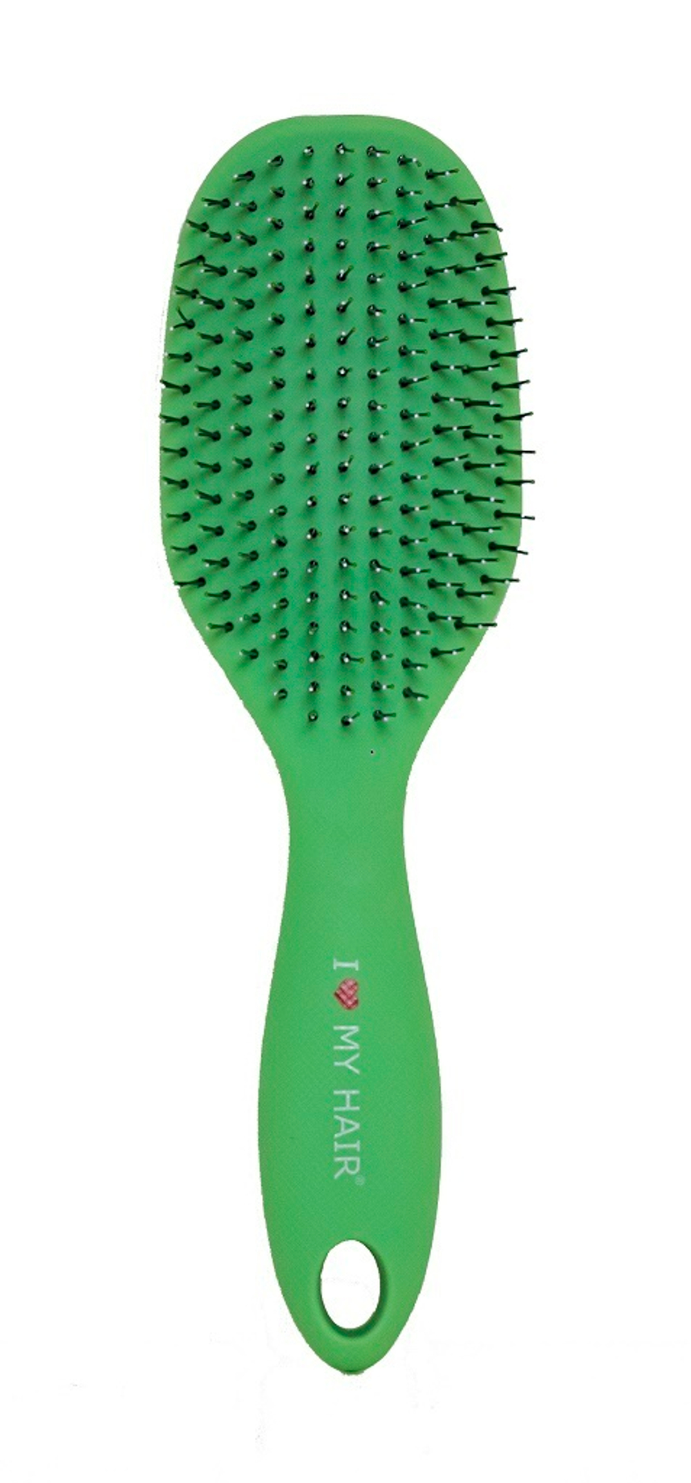 Щетка ILMH "Spider Soft" 1502 зеленая матовая L