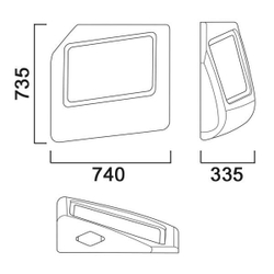 Капот для Z3700 Анион(740x335x735см;желтый) - арт.559566
