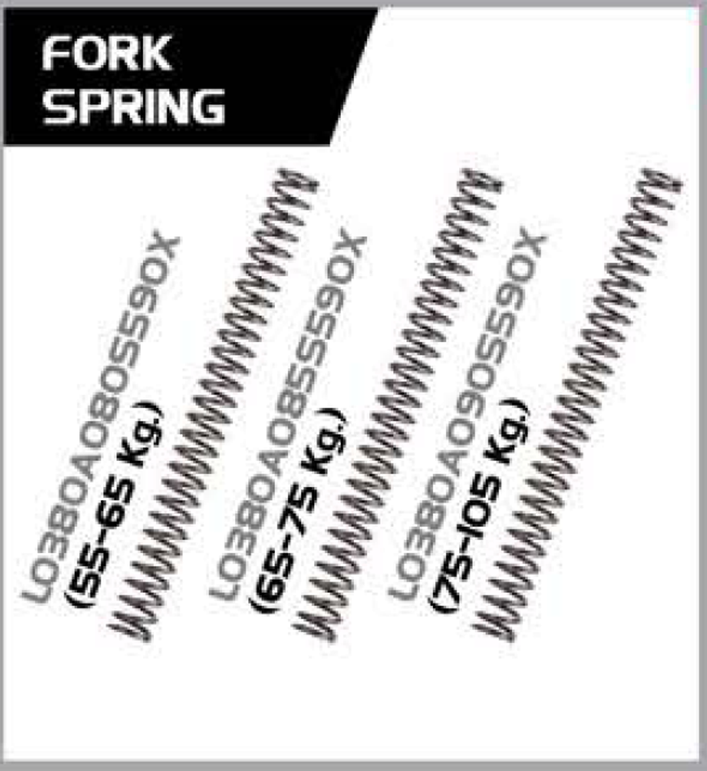 Fork Spring YSS for Honda CRF250, Rally250, CRF300L