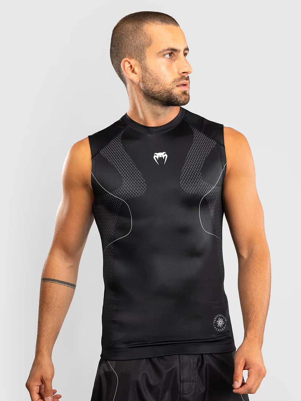 Рашгард Venum Nexus Black/Silver S/L