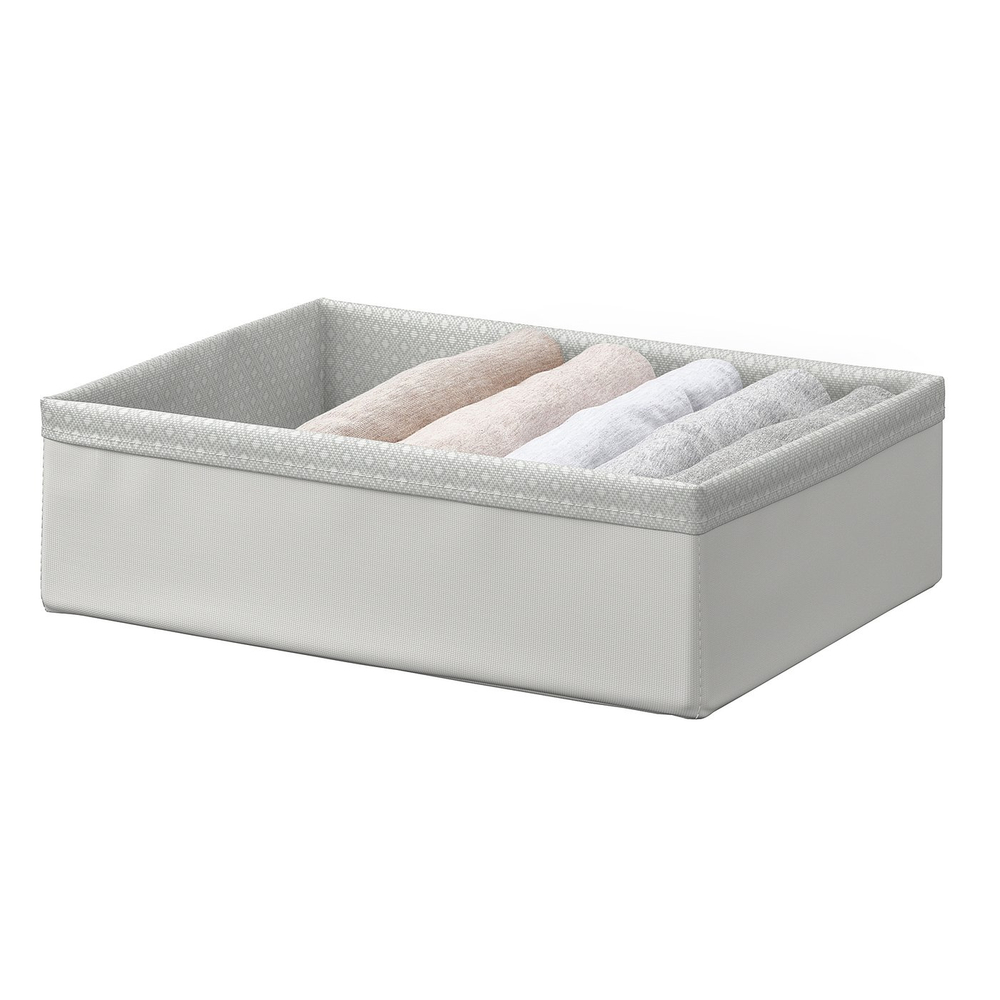 IKEA BAXNA  (ИКЕА БАКСНА)  -  Органайзер - серый/белый 26x34x10 см