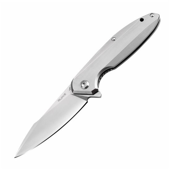 Складной нож Ruike P128-SF c клинком из стали Sandvik™ 14C28N, рукоять Stainless Steel