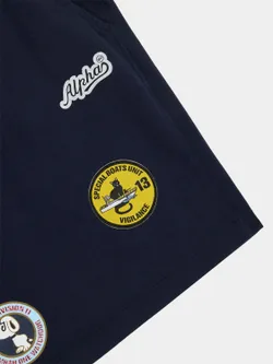 Шорты мужские ALPHA INDUSTRIES PATCHED JERSEY SHORT