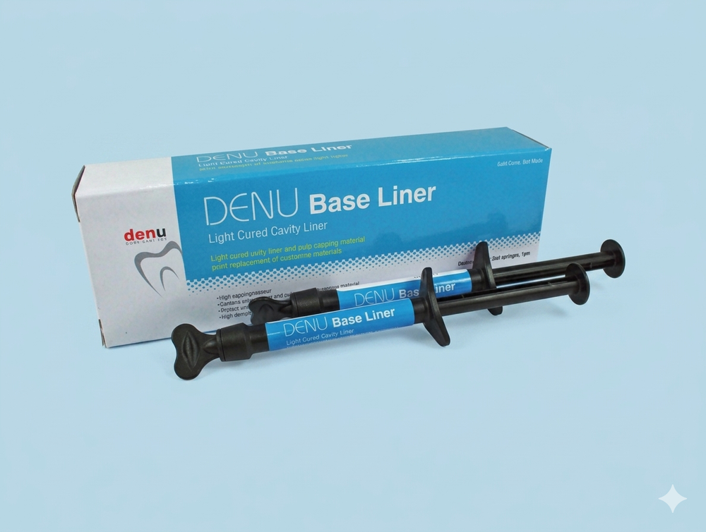 Биоактивный фотополимерный вкладыш (прокладка с кальцием), Denu Base Liner Биоактивный фотополимерный вкладыш (прокладка с кальцием), Denu Base Liner