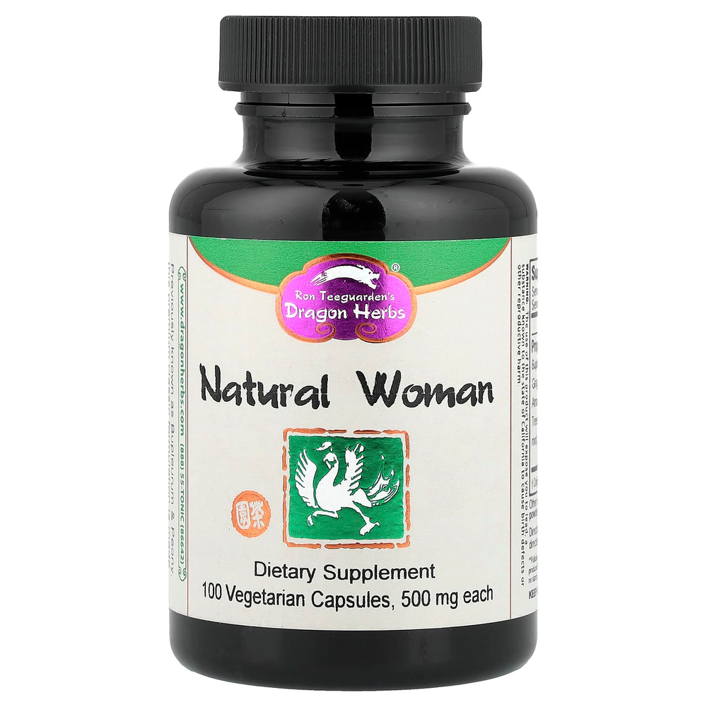 Dragon Herbs, Natural Woman, 100 вегетарианских капсул