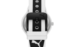 PUMA Reset V2 Series Wrist Watch Quartz Movement Silicone Strap Black Dial Unisex