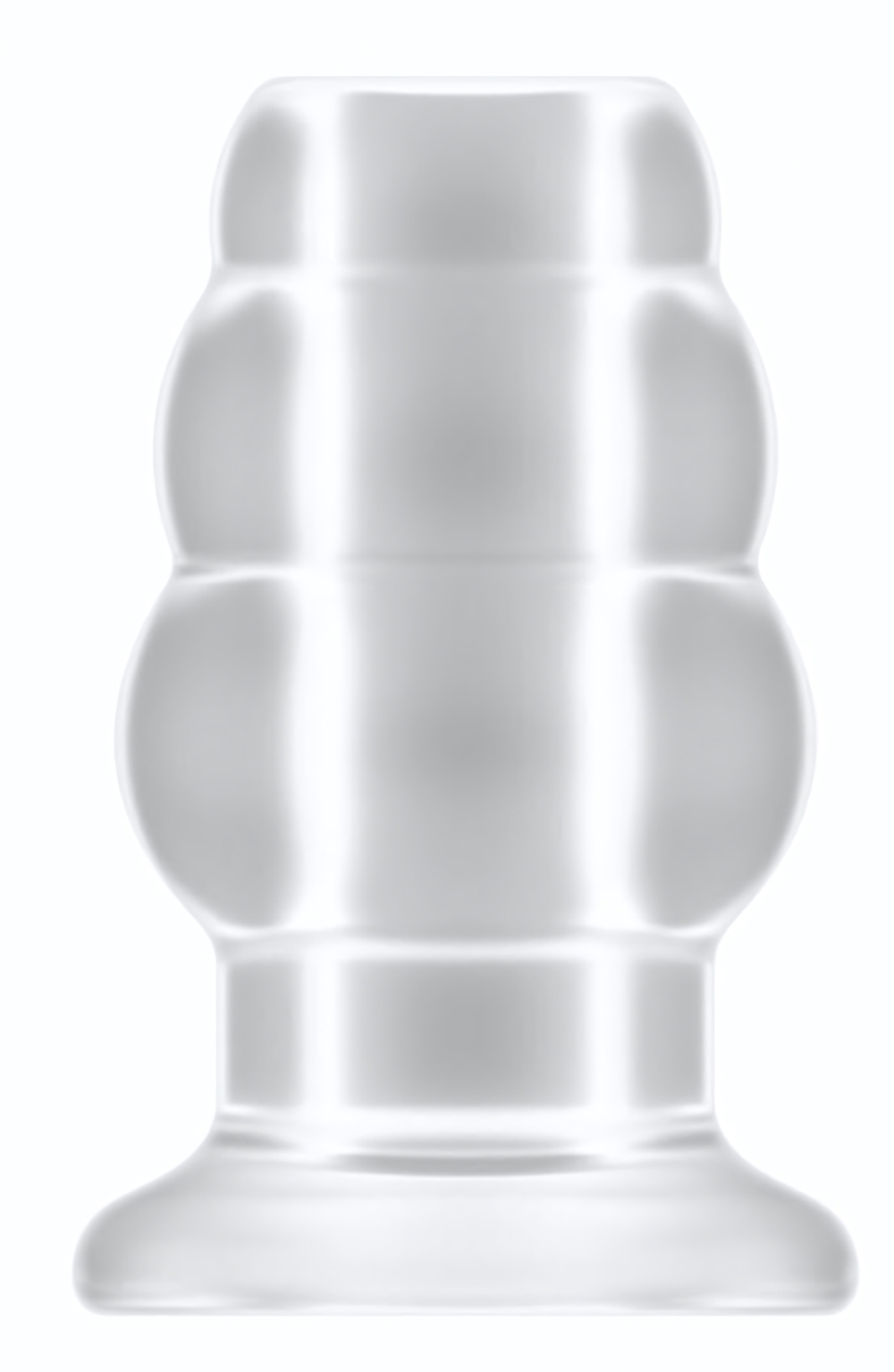 Прозрачная анальная пробка с тоннелем №49 Small Hollow Tunnel Butt Plug 3 Inch - 7,7 см. (Цвет: прозрачный)