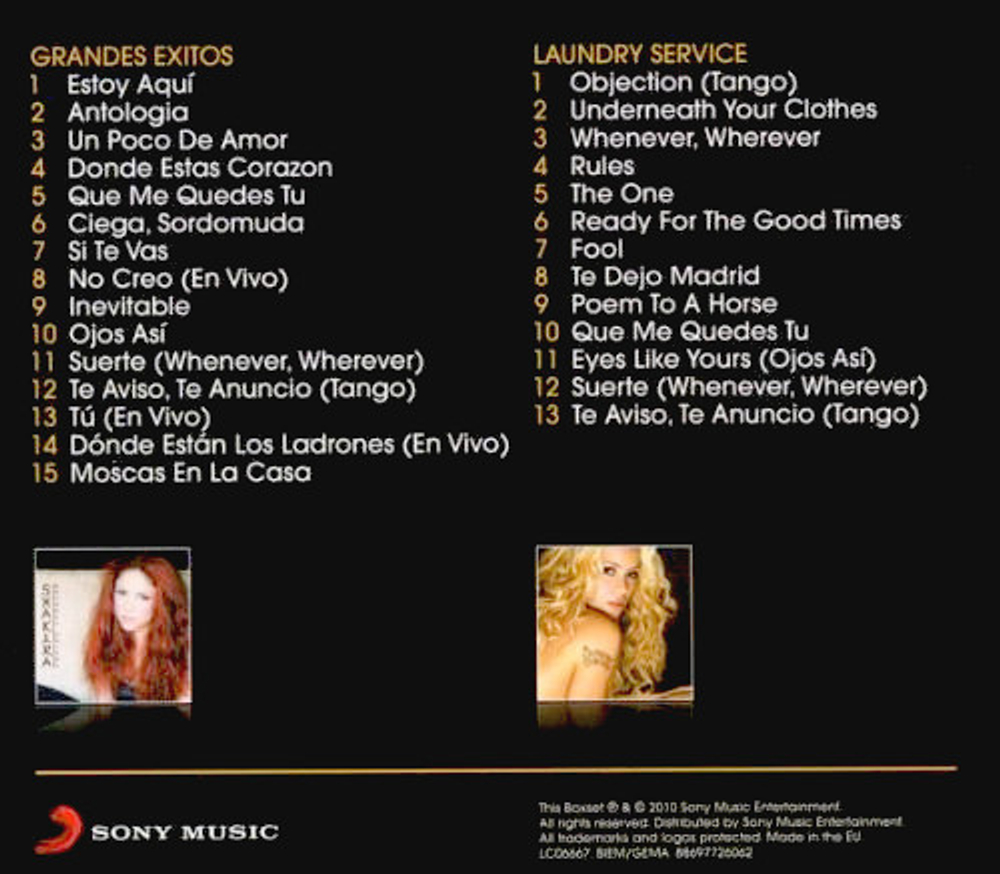 Shakira / Grandes Exitos - Laundry Service (2CD)