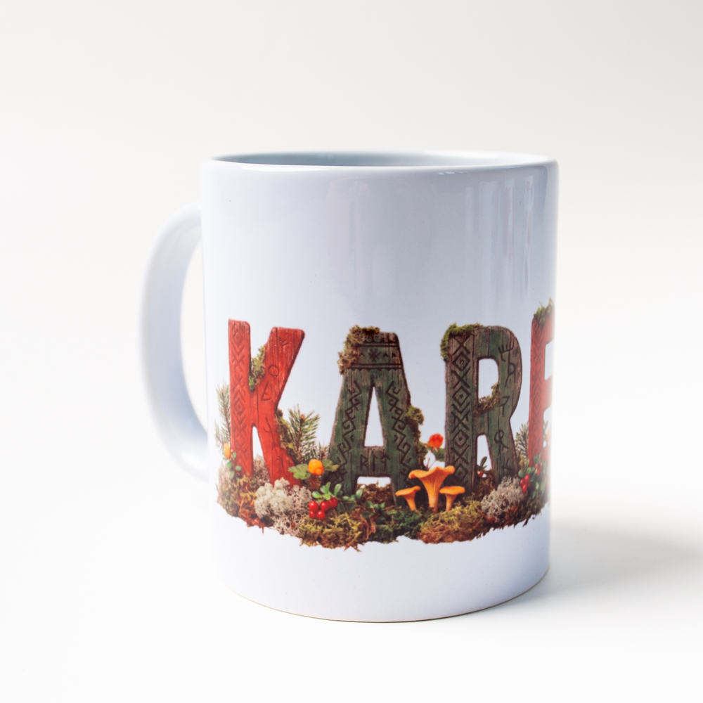 Кружка керамическая «Карелия» (в ассортименте)
