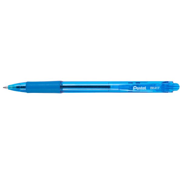 Ручка шариковая автоматическая Fine Line 0.3 мм, 12 шт, BK417-S, Pentel
