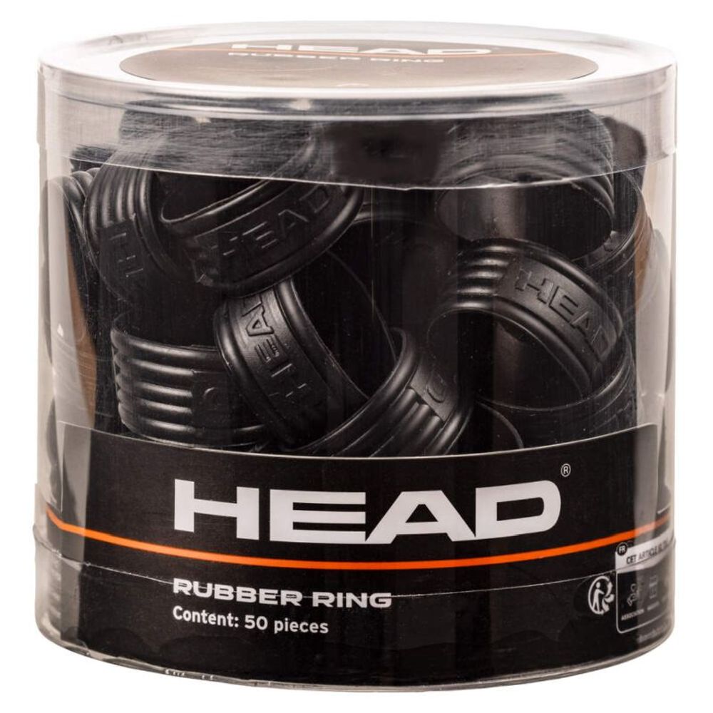 Head Rubber Finishing Ring 50P - black
