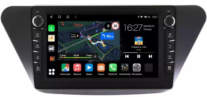 Магнитола для Lifan X50 2015+ - Canbox 9-590 Android 10, Быстрая, CarPlay, 4G SIM-слот