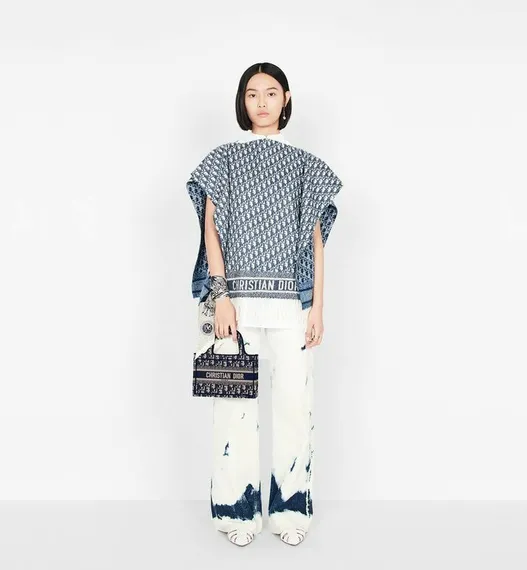 Сумка Dior Book Tote, модель мини-формата синий