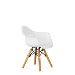 Кресло детское Barneo N-2 Eames Style цвет белый