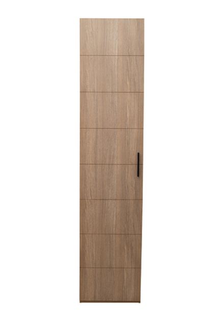 Шкаф 50x57x228.5см Garda Decor Alto дуб Урбан Кофейный GD-10024/2-3