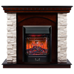 Каминокомплект Real Flame Elford AO с очагом Majestic Lux Black RC