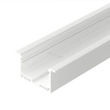 Профиль с экраном 2,5м 021374 белый SL-LINIA62-F-2500 WHITE+OPAL Arlight