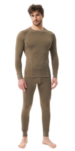 Термобельё в комплекте (фуфайка, кальсоны) EcoDry RealMan хаки (В КОРОБКЕ)
