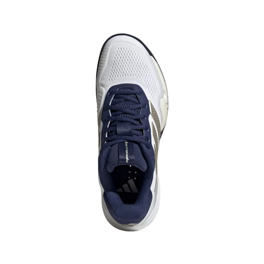 Теннисные кроссовки Adidas Barricade 14 M Clay - cloud white/cyber metallic/dark blue