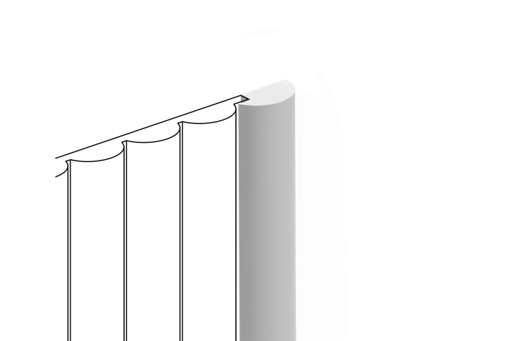 Финишный молдинг LF135B NP Long