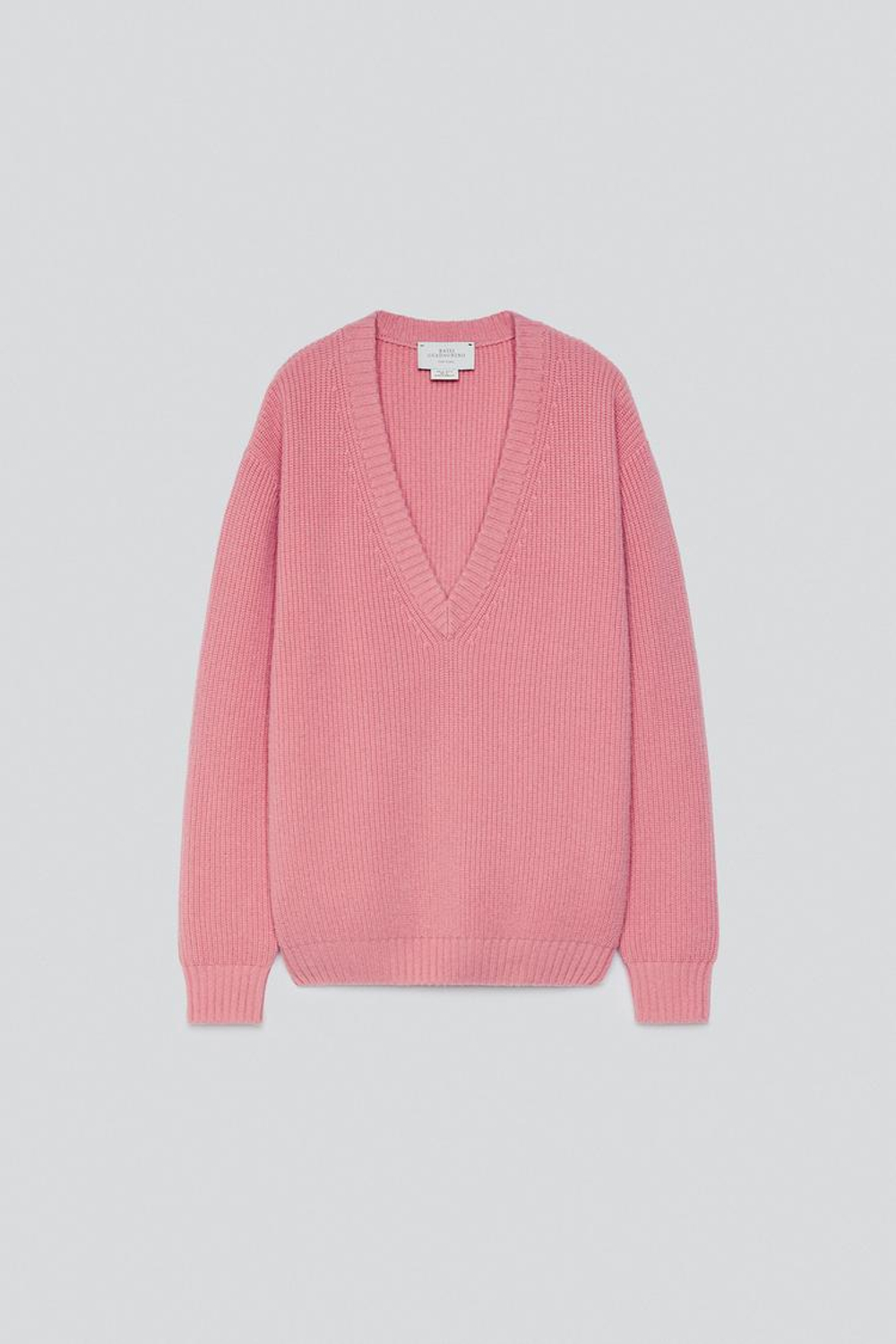 ZARA X BAISI GUADAGNINO КАШЕМИРОВЫЙ СВИТЕР, РОЗОВЫЙ
