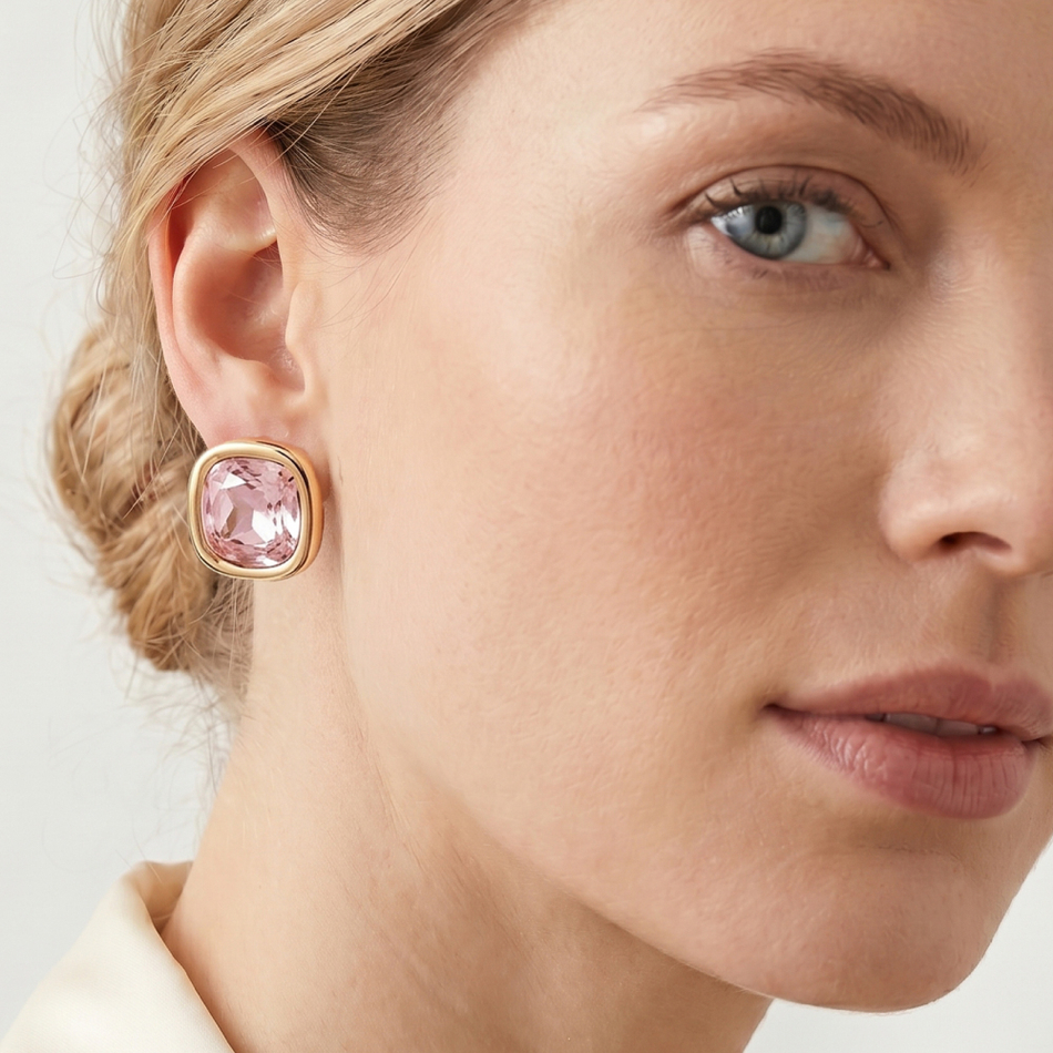 Серьги Fiore Luna Vintage Rose AG210405E-017 G