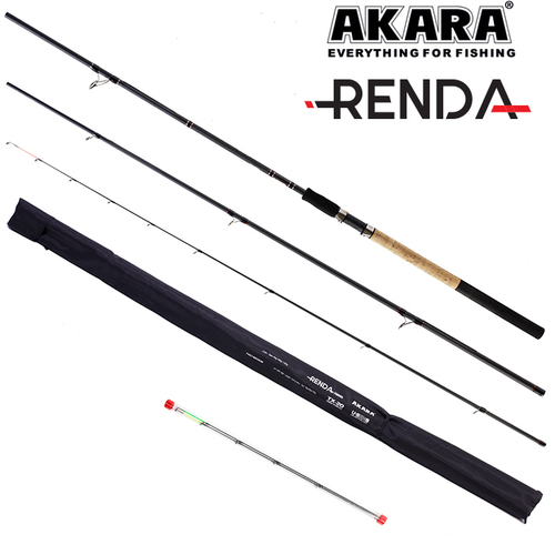 Удилище штекерное угольное фидерное 3 колена Akara Renda Feeder TX-20 (40-80-120) 3,9 м