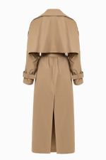 "Trench cape" Тренч-кейп в пол из хлопка.