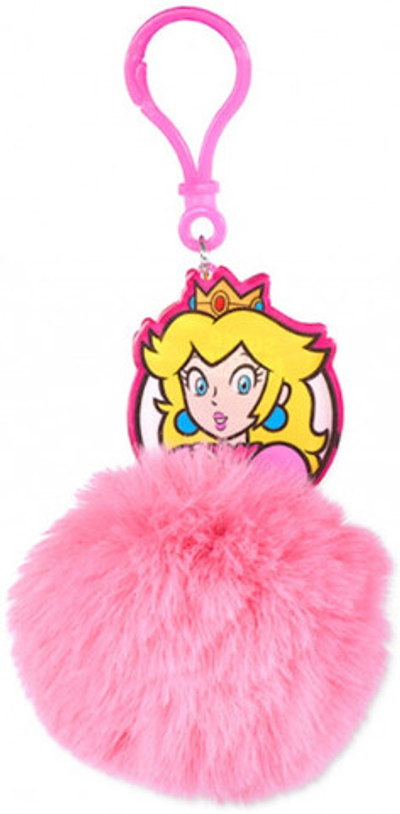 Брелок Super Mario Princess Peach pom pom