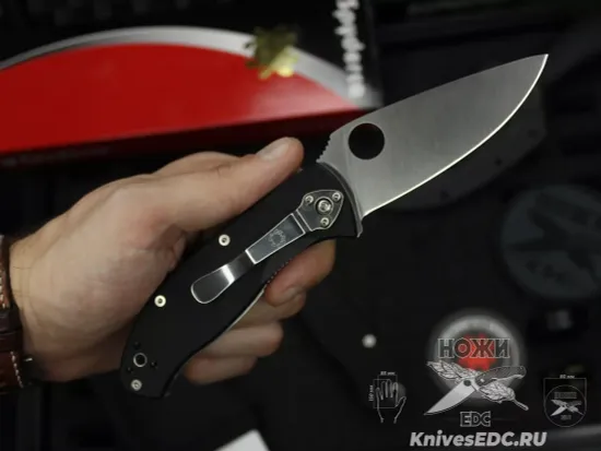 Нож складной Spyderco Tenacious C122GP c клинком из стали 8Cr13MoV, рукоять G10