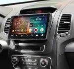 Магнитола для KIA Sorento 2 XM 2012-2020 c экраном климата снизу (рамка-накладка) - AK418R9-MTK Android 10