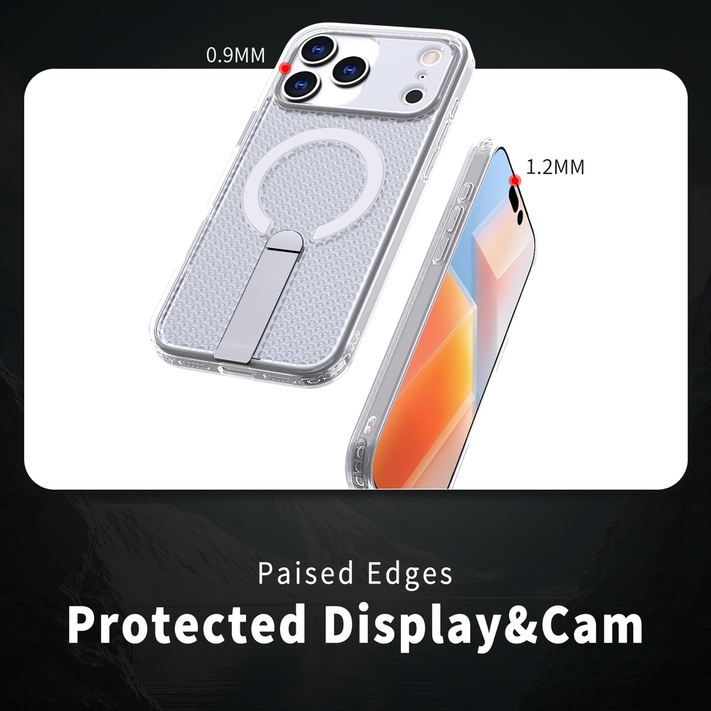 Прозрачный чехол Mesh Pro Magnetic Case для iPhone 17 Pro Max