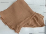 Костюм тройка из муслина персик S