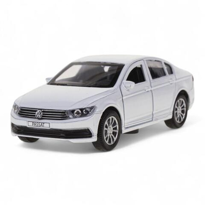 Модель ин. мет. "Volkswagen Passat" 12см. белый, коробка PASSAT-12-WH (72) (Технопарк)