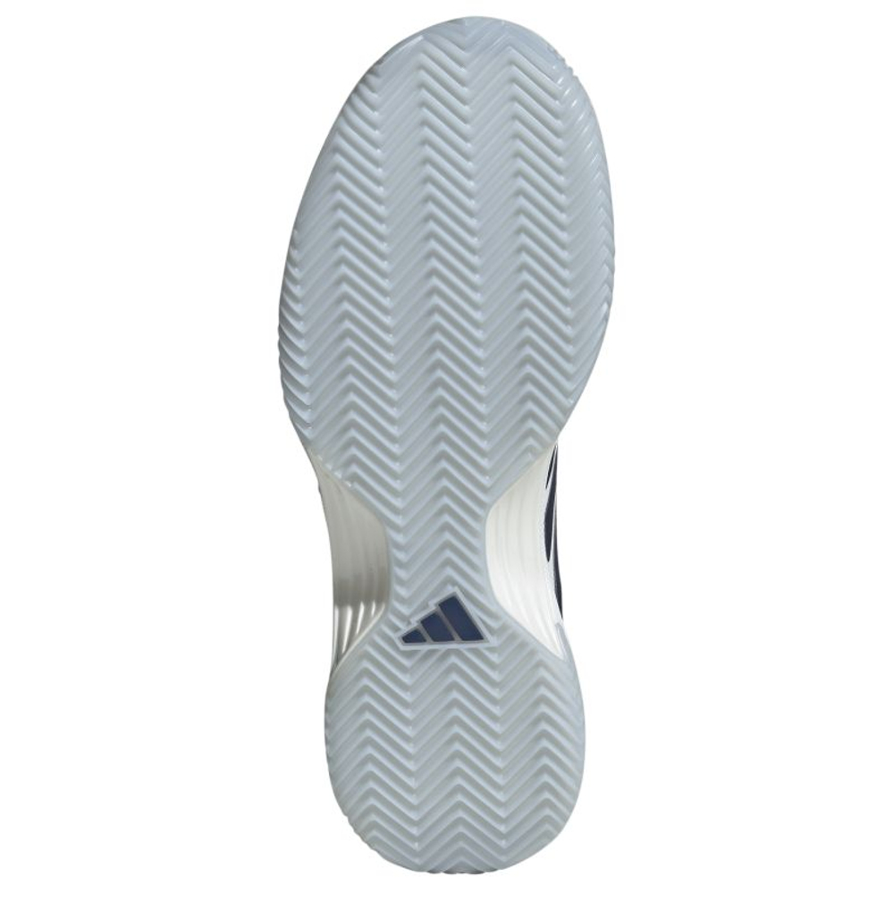 Женские теннисные кроссовки Adidas Avacourt 3 Clay - cloud white/dark blue/crystal sky
