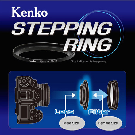 Переходное кольцо Kenko Stepping Ring (Step-UP) повышающее 52-58 mm